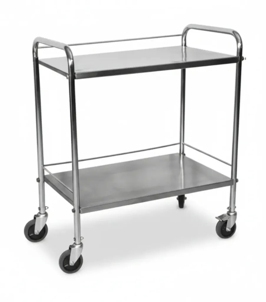 INSTRUMENT TROLLY ( TWO SHELVE )
