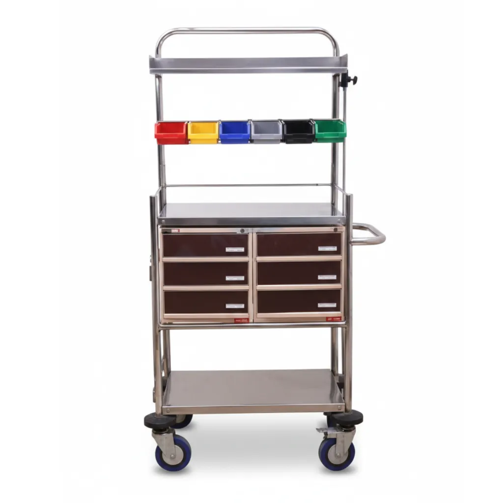 CRASH CART TROLLEY