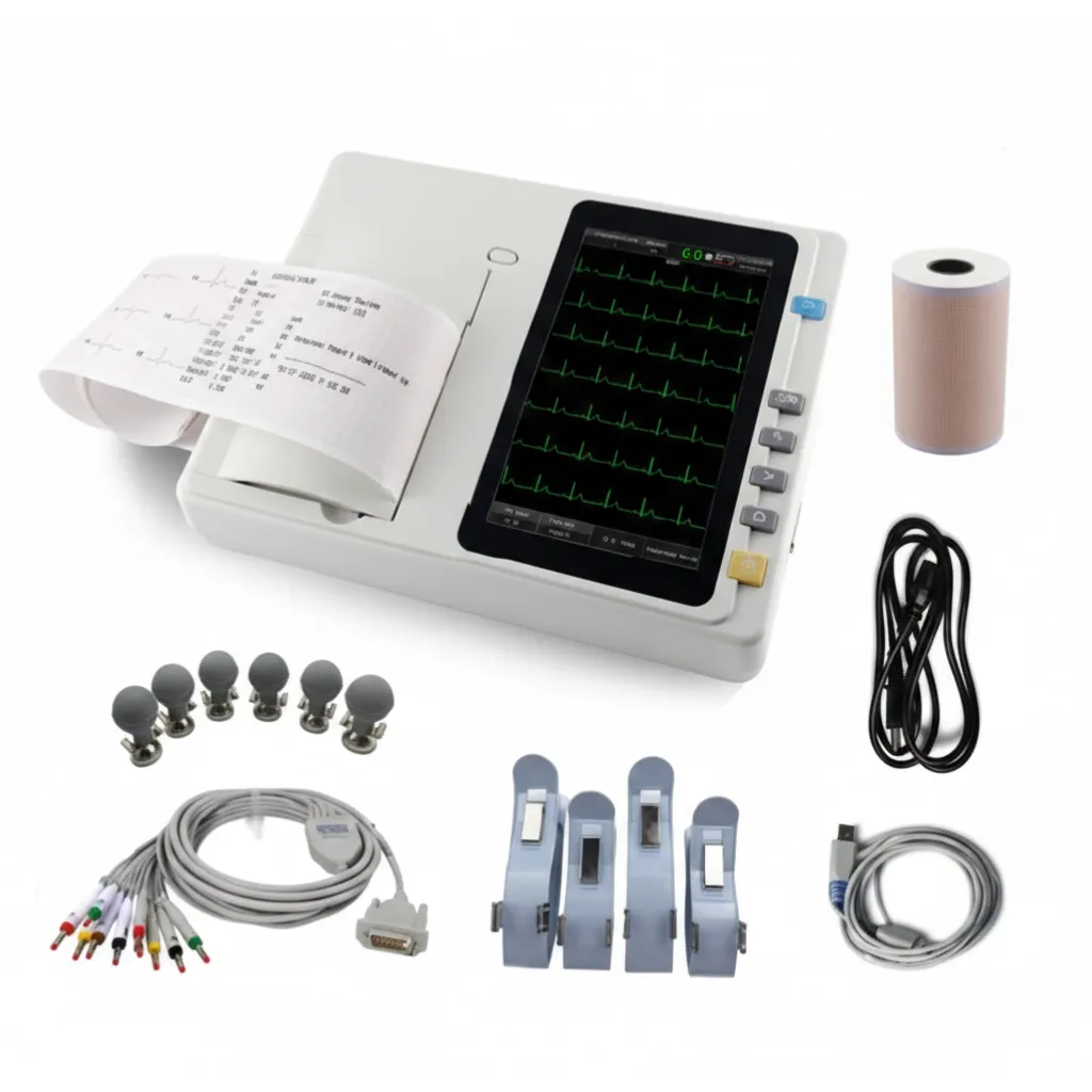 3 CHANNEL ECG MACHINE